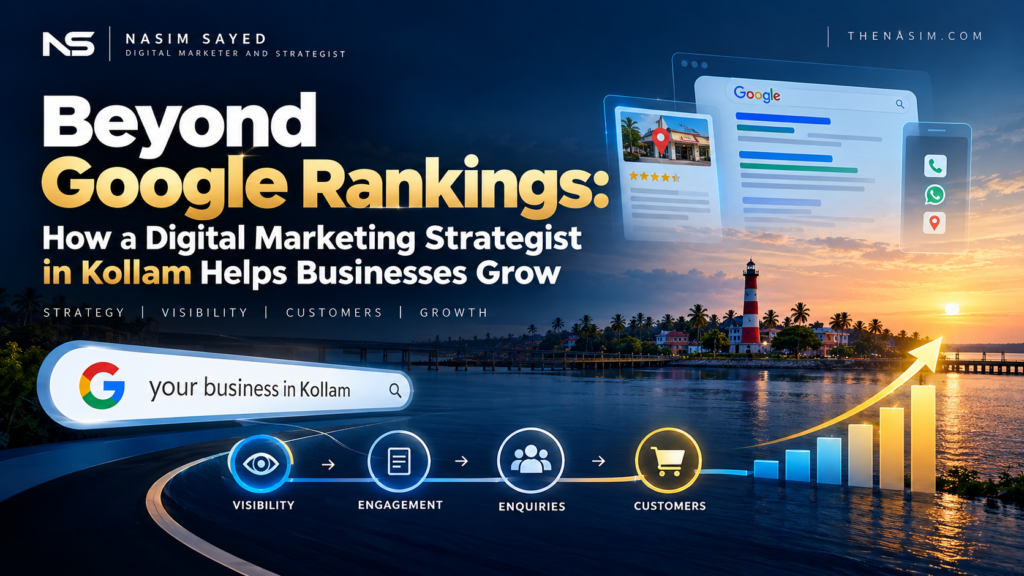Beyond Google Rankings: How a Digital Marketing Strategist in Kollam Helps Businesses Grow